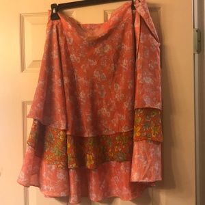 Sacred Threads Wrap Skirt